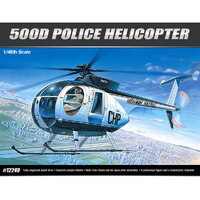 Academy Hughes 500D Police Helicopter 1/48