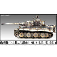 Academy Tiger 1 WWII Tank  Exterior Model 1/35