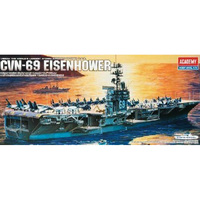 Academy 14212 USS CVN-69 Eisenhower 1/800