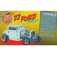 Acme 1932 Ford Three Window Metal Model Kit 1/18