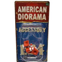American Diorama Traffic Cones Accessory  1/24
