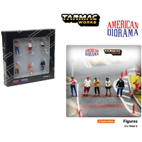 American Diorama Tarmac Works Figures Car Meet 1  1/64