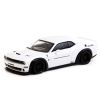Tarmac Works LB Works Dodge Challenger SRT Hellcat White 1/64
