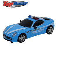 AGM Alfa Romeo 8C police Blue 1/43