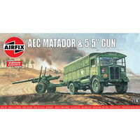 Airfix Aec Matador & 5.5 Inch Gun 1/76