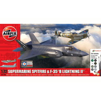 Airfix A50190 Supermarine Spitfire & F-35B Lightning II 'then And Now'  1/72
