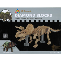 YZ Diamond Dinosaur Skeleton Tricerotops 701pc