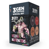 AK Interactive Wargame: Visceral Malformations Acrylic Paint Set 3rd Generation