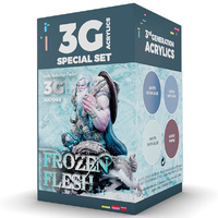 AK Interactive Wargame: Frozen Flesh Acrylic Paint Set 3rd Generation