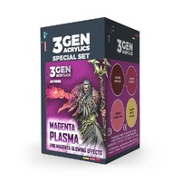 AK Interactive Wargame: Magenta Plasma And Glowing Effects Acrylic Paint Set 3rd Generation