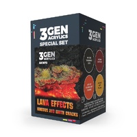 AK Interactive Wargame: Lava Effects Acrylic Paint Set 3rd Generation