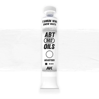 AK Interactive ABT 502: Titanium White / Snow White 20ml Oil Paint