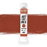 AK Interactive ABT 502: Red Ochre / Light Rust 20ml Oil Paint