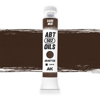 AK Interactive ABT 502: Dark Mud 20ml Oil Paint