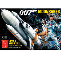 AMT Moonraker Shuttle With Boosters James Bond   1/200