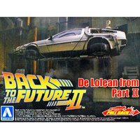 Aoshima 005476 Back To The Future Pullback Delorean From Part 2  1/43
