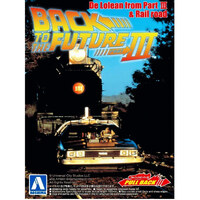 Aoshima 005476 Back To The Future Pullback Delorean From Part 3  1/43
