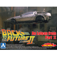 Aoshima 005476 Back To The Future Pullback Delorean From Part 2  1/43