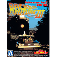 Aoshima 05477 Back To The Future Pullback Delorean From Part 3 1/43
