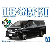 Aoshima 05631 Toyota Vellfire Black Snap 1/32