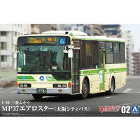 Aoshima Mitsubishi Fuso MP37 Aero Star Osaka City Bus  1/80