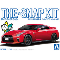 Aoshima 05825 Nissan GTR Snap Vibrant Red  1/32
