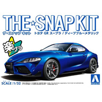 Aoshima Toyota GR Supra Snap Kit Deep Blue Metallic  1/32