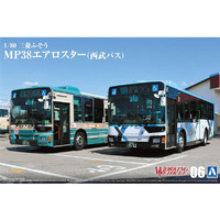 Aoshima Mitsubishi Fuso MP38 Aero Star Seibu Bus  1/80