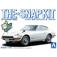 Aoshima 06255 Nissan S30 Fairlady Z  Snap White  1/32