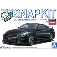 Aoshima 06546 Nissan R35 GTR 2024 Snap Midnight Purple 1/32