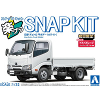 Aoshima 06722 Hino Dutro Truck White Snap 1/32