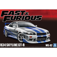 Aoshima 06795 Fast & Furious R34 Skyline GTR 1/24