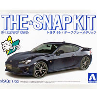 Aoshima 06886 Toyota '86 Dark Grey Metallic Snap 1/32