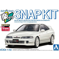 Aoshima 06937 Honda DC2 Integra Type R Championship White Snap 1/32