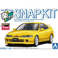 Aoshima 06938 Honda DC2 Integra Type R Sunlight Yellow Snap 1/32