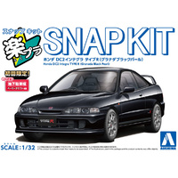 Aoshima 06939 Honda DC2 Integra Type R Granada Black Pearl Snap 1/32
