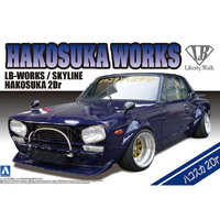 Aoshima 20237 LB Works Skyline Hakosuka 2 Dr  1/24