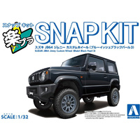 Aoshima 20424 Suzuki JB64 Jimny Custom Wheel Blue Black Pearl Snap 1/32
