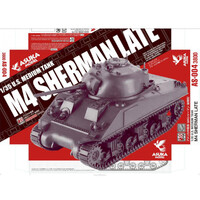 Asuka AS-004 US Army Medium Tank M4 Sherman Late Model   1/35