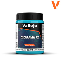Vallejo Diorama FX Water Textures Mediterranean Blue 200ml 26202