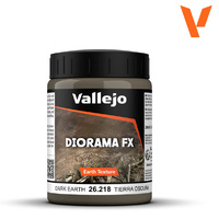 Vallejo Diorama FX Earth Textures Dark Earth 200ml 26218