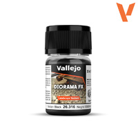 Vallejo Diorama FX Landscape Textures Vulcan Black 35ml 26316