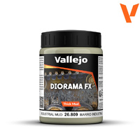 Vallejo Diorama FX Thick Mud Textures Industrial Thick Mud 200ml 26809