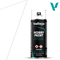 Vallejo Aerosol White Primer 400ml Hobby Spray Paint [28010]