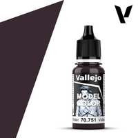 Vallejo Model Colour #054 - Black Violet 18ml Matt Acrylic Paint  [70751]