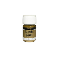 Vallejo Model Colour Metallic Gold (Alcohol Base) 35 ml Acrylic Paint [70791]