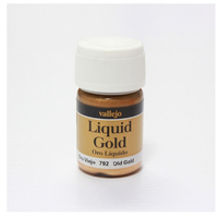 Vallejo Model Colour Metallic Old Gold (Alcohol Base) 35 ml Acrylic Paint [70792]