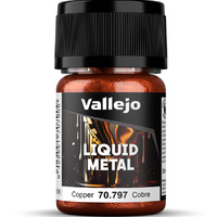 Vallejo Model Colour Metallic Copper (Alcohol Base) 35 ml Acrylic Paint [70797]
