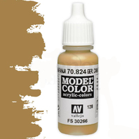 Vallejo Model Colour #128 German Cam Orange Ochre 17 ml Acrylic Paint [7082