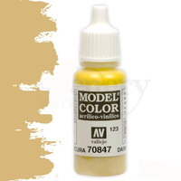 Vallejo Model Colour #123 Dark Sand 17 ml Acrylic Paint [70847]